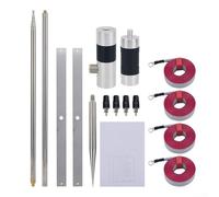 Kit antenna a onde corte 754 MHz per radio amatoriali da esterno con design telescopico portatile, contrappesi multipli e pin di messa a terra per un'installazione efficiente