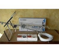 KIT ANTENNA DVBT2 4K DIGITALE TERRESTE ANTENNA+AMPLI+ALIMENTATORE +20M CAVO