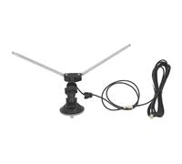 Kit Antenna Radio a Dipolo Antenna Ricevitore SDR con Cavo RG174 60 Cm Connettore Maschio SMA Lega di Alluminio in Gomma per Ricevitore Stereo Audio Domestico Interno