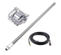 Kit antenna singola, antenna per LoRa da 12DBi 915 MHz 868 MHz, antenna ottimizzata a elio Omni in fibra di vetro (antenna singola)