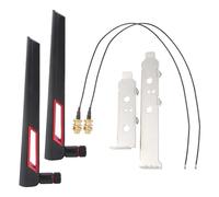 Kit antenna WiFi dual band IPEX MHF4 U.Fl 2x8dBi M.2 con cavo e connettore RP-SMA per Intel AX210 AX200 9