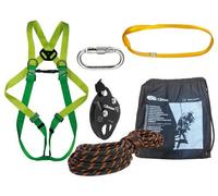 Kit anticaduta completo da lavoro per tetti e posti alti Climax