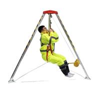 Kit anticaduta, Kit treppiede per spazi confinati con Gambe da 7 Piedi, treppiede di Soccorso antincendio da 1200/1800/2600 libbre per condotte, gallerie e fognature, Sistema di so