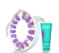 Kit Anticellulite TESMED CELLULITE SMOOTH e CREMA BODY PERFECTION, Massaggiatore Anticellulite con Rulli Brevettati, crema corpo anticellulite rassodante. Per pelle a buccia d'arancia e gambe pesanti