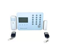 Kit Antifurto Smart Wi-Fi 2.4Ghz + GSM 10P con Sirena 90dB - Homcloud
