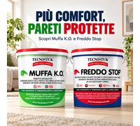 Kit Antimuffa Muffa Ko 1 Litro + Freddo Stop 1 Litro Tecnostuk