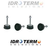 KIT ANTIVIBRANTI 4PZ PAVIMENTO PER STAFFE UNITA' ESTER IN GOMMA 56x20 Fino 150KG