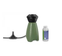 Stocker Kit Geyser Art. 4440 Nebulizzatore Portatile 2 Litri, Batteria Li-Ion 3.6V, 10m Tubo, Sistema Antizanzare con Florifens - Verde