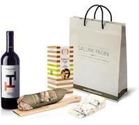 Kit aperitivo "L'E' on Gran Milan" Salumi Pasini® | Regalo gastronomico con prodotti tradizionali italiani | In sacchetto regalo