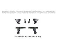 KIT APERTURA COFANO (6 PZ.) PER SMART FORFOUR 09/14-12/19