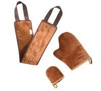 Kit applicatore guanto autoabbronzante bifacciale, guanto abbronzante lavabile,