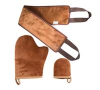 Kit applicatore guanto autoabbronzante bifacciale, guanto abbronzante per il