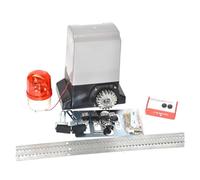 Kit apri cancello, Apricancello automatico scorrevole a cremagliera for cancelli fino a 1200 kg di motore for, cremagliere da 6 o 7 m, fotocellula e lampeggiante opzionali