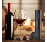 KIT APRIBOTTIGLIE ELETTRICO AUTOMATICO CAVATAPPI VERSATORE APRI BOTTIGLIE VINO w