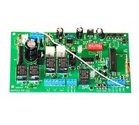 Kit apricancello, 1. 2V DC. Scheda di controllo Swing con telecomando 4pcs for DC. Motore elettronico for porte elettroniche a doppia punte lineare per vialetto di casa(12V board 2remote)
