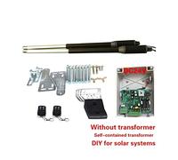 Kit apricancello, 200KG Motore Motore Automatico Porta Battente Cancello Attuatore Attuatore Perfetto Vestito Cancelli Apri for Vialetto per vialetto di casa(Solar DC24V)