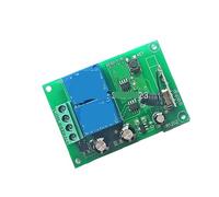 Kit apricancello, 433 MHz Telecomando Modulo Ricevitore Relè CC Interruttore for Motore Elettrico Controllo Corrente Positiva E Negativa per vialetto di casa(1rc 2b)