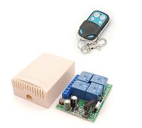 Kit apricancello, AC 10. Amp 220. 0W 4CH 433M. Regolatore del ricevitore del relè del relè wireless del telecomando HZ RF for il garage porta GUIDATO Lampadina per vialetto di casa(1RC 1B)