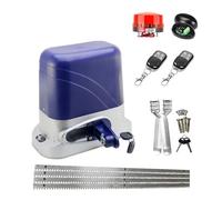 Kit apricancello elettrico, Apricancello elettrico automatico for operatore del garage con porta scorrevole da 1300 kg attuatore remoto motoriduttore in acciaio 4 m(Kit 4)