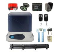 Kit apricancello elettrico, Motore kit apricancello scorrevole automatico AC 1300KG con rack in nylon 4M Accessori motore operatore porta opzionali(11)