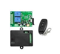 Kit apricancello elettrico, Telecomando senza fili 433Mhz AC220V 2CH Ricevitore e trasmettitore relè universale Rf for il controllo del motore della porta garage cancello(1RC 1T)