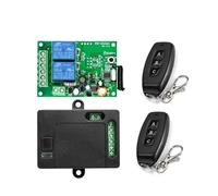 Kit apricancello elettrico, Telecomando senza fili 433Mhz AC220V 2CH Ricevitore e trasmettitore relè universale Rf for il controllo del motore della porta garage cancello(1RC 2T)