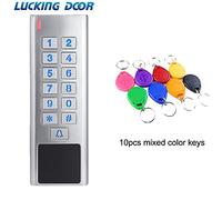 Kit apricancello, IP67 sicurezza ingresso uscita esterna impermeabile Rfid Door Access Control Reader 2000Users WG Rf. lettore di controllo di accesso della tastiera per vialetto di casa(AC EM 10 key)
