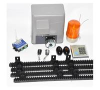 Kit apricancello, Motore elettrico automatico for apertura porta cancello scorrevole 600 kg 4 telecomandi 5 m/6 m rack 1 tastiera lampada sensore(Kit 3)