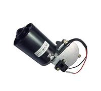 Kit apricancello, Motoriduttore elettrico reversibile a coppia elevata 12V 24V DC 45/50 RPM Filettatura ad angolo retto Doppio albero piatto È adatto for hotel, fabbriche(Left 12V50RPM,Threaded shaft)