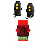Kit apriporta automatico telecomandato per elettroserratura con 2 radiocomandi - cancellino serratura elettrica a 12-24Vca - si collega direttamente al pulsante di apertura