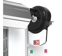 Kit apriporta elettrico per tapparelle, 2 telecomandi e rilevamento ostacoli, motore automatico della porta del garage, per garage, fienile e magazzino
