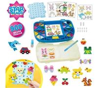 Kit Aquabeads Starter Case Blu - 900 Perle Variate con Spray e Utensili