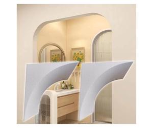 kit archi in schiuma leggera per porta Kit for porta ad arco fai-da-te for porta d'ingresso esterna, 2 pezzi prefabbricati for modanatura ad arco curvo, decorazione(33x33x33cm/13x13x13")