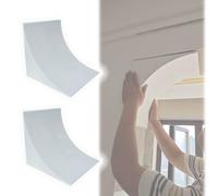 kit archi in schiuma leggera per porta Kit for porta adarco precurvato EPA da 2 pezzi, modanatura del rivestimento delle aperture della curva elegante verniciabile(11.8x11.8x11.8in/30x30x30cm)