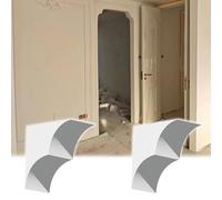 kit archi in schiuma leggera per porta Supporto in schiuma ad arco for porta interna, confezione da 2 semicerchio precurvato for modanatura del telaio della porta(T-30CM/11.8",25x25cm/9.8x9.8")