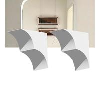 Kit arco for porta arrotondato da 2 pezzi, kit archi for porta verniciabili, kit archi for porte in schiuma fai da te, kit angolo arco, facile da installare, leggero(20 * 20 * 23cm)