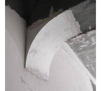 Kit Arco In Schiuma Prefabbricato For Porta, Modanatura Angolare For Interno Verniciabile, Rivestimento For Fai Da Te Arrotondato, Decorazione For Telaio Precurvato(26x26x26cm (10.2x10.2x10.2"))