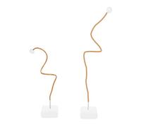 Kit Arco Palloncini, Mezzo Arco Palloncini Struttura Riutilizzabile con 30 Clip & Base, Regolabile Forma di Piegatura Libera 2,5 m-1,5 m, per Matrimoni Compleanni Festa Event