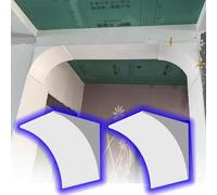 Kit arco per porta Kit Arcos Per Cartongesso Da 2 Pezzi Per Porta, Porte Ad Supportate Travi Decorative balcone/bagno, Verniciabile E Personalizzabile(27x27x27cm/10.6x10.6x10.6in)