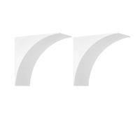 Kit Arco per Porta Kit di 2 Archi per Porte in Schiuma Bianca, Modanatura Semicircolare per Aperture, Elegante Cornice per Varchi e Aperture a Parete, Decorazione(30.5x30.5x30.5cm (12x12x12"))