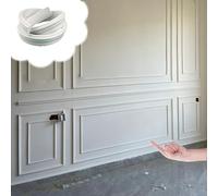 Kit Arco per Porta Kit di Modanature Murali 3D Precurvate Extra Lunghe, Rivestimenti Murali Personalizzabili per Mobile Portabottiglie/Nicchia a Muro Incassata(W2cm(3/4"),13m(42.6ft))