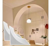 Kit Arco per Porta Kit Universale In Schiuma per Arcos di Porta Curvo, Kits di Modanature per Telaio di Portas, Finiture Leggere e Arrotondate per Arco di Porta(9.6x9.6x9.6"(24.5x24.5x24.5cm))