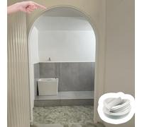 Kit Arco per Porta Modanatura ad Arco da 1 a 20 m, Kit per Cornice Porta Decorativa Senza Giunture, Angolo Semicircolare per Soggiorno/Interno/Camino/Armadio(W3cm(1 1/8"),13m(42.6ft))