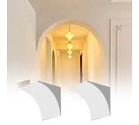 Kit arco per porta R 18 20 22 26 35 40 Cm Kit Arcos Universale Per Porta Arrotondata, In Intonaco Ristrutturazione Del Soggiorno, Architrave In Gesso Per Curvo(35x35x35cm/13.8x13.8x13.8in)