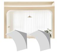 Kit arco semicircolare per interni verniciabile, Kit Arco for Porta In Schiuma Bianco 18-53 Cm Confezione Da 2(36cm)