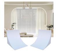 Kit arco semicircolare per interni verniciabile, Kit arco for porta in schiuma bianco di varie dimensioni, confezione da 2(25cm)