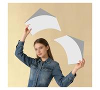 Kit arco semicircolare per interni verniciabile, Kit arco for porta in schiuma bianco di varie dimensioni, confezione da 2(W30xH30xT24cm/11.8x11.8x9.4")