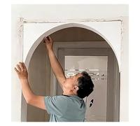 Kit arco semicircolare per interni verniciabile, Kit di modanatura for finiture for porte ad arco in schiuma precurvata fai da te, dimensioni multiple, confezione 2(25x25x25cm/9.8x9.8x9.8")