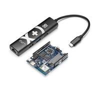 Kit Arduino UNO Q 4GB AI Board + Hub USB-C 8-in-1 con HDMI, Ethernet, porte USB, SBC Linux