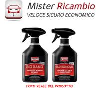 KIT AREXONS PER PULIZIA INTERNI DETERGENTE UNIVERSALE + DETERGENTE PELLE